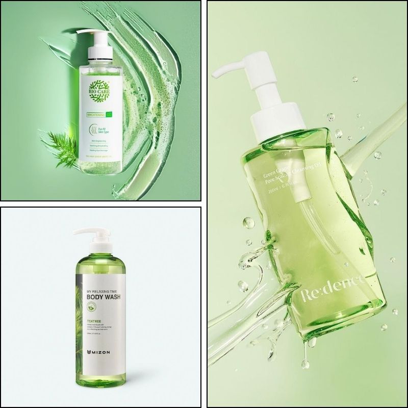  gia công gel tắm trà xanh 