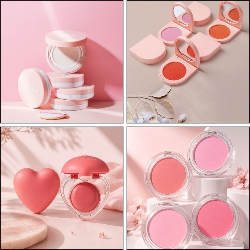 gia công gel má hồng