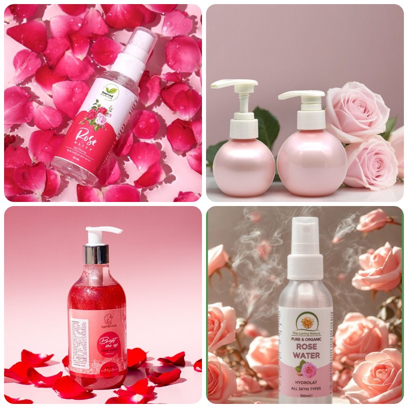 Gia Công Bọt Rửa Mặt Hoa Hồng