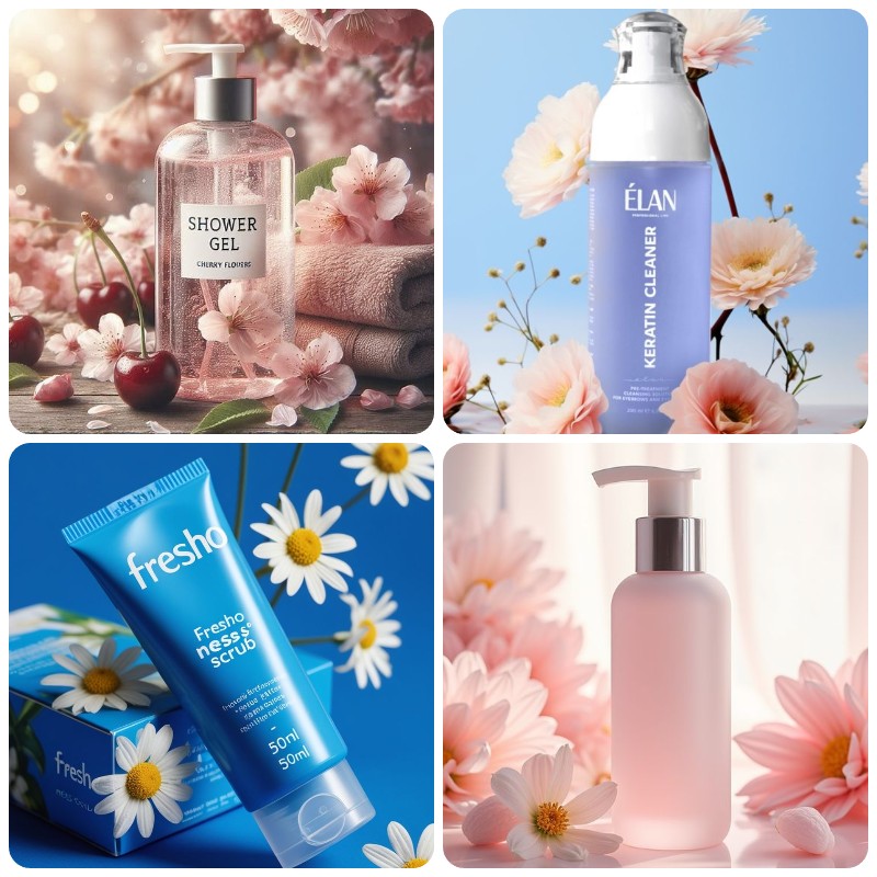 Gia Công Sữa Tắm Cánh Hoa