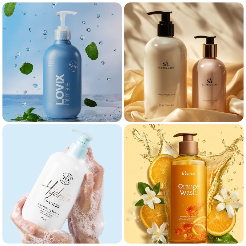 Gia Công Sữa Tắm Cánh Hoa