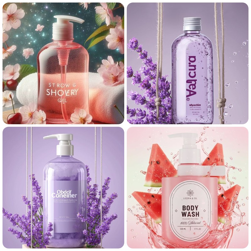 Gia Công Sữa Tắm Cánh Hoa