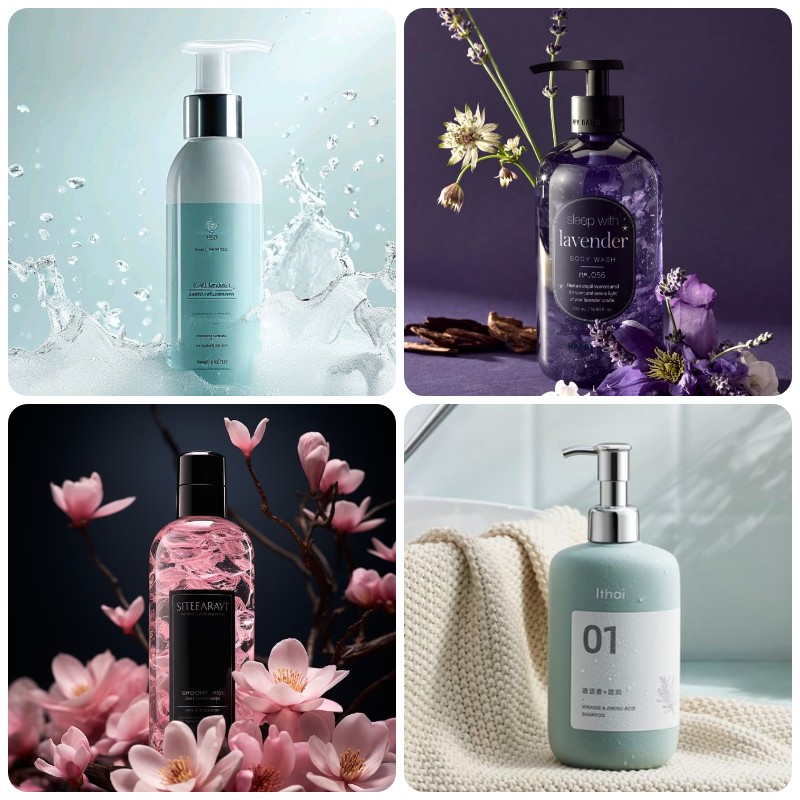 Gia Công Sữa Tắm Dạng Gel Trong