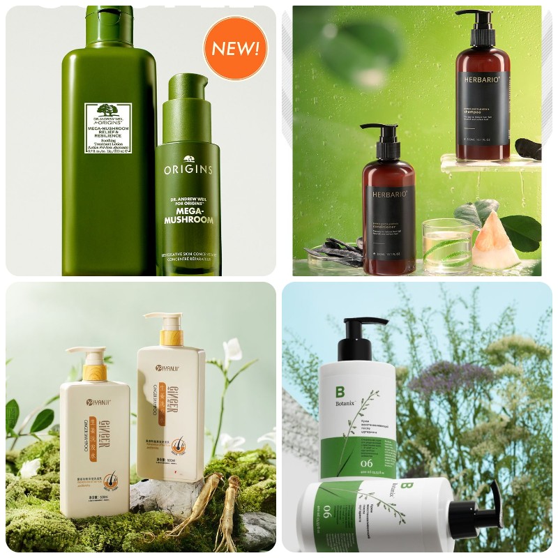 Gia công dầu gội thảo dược 