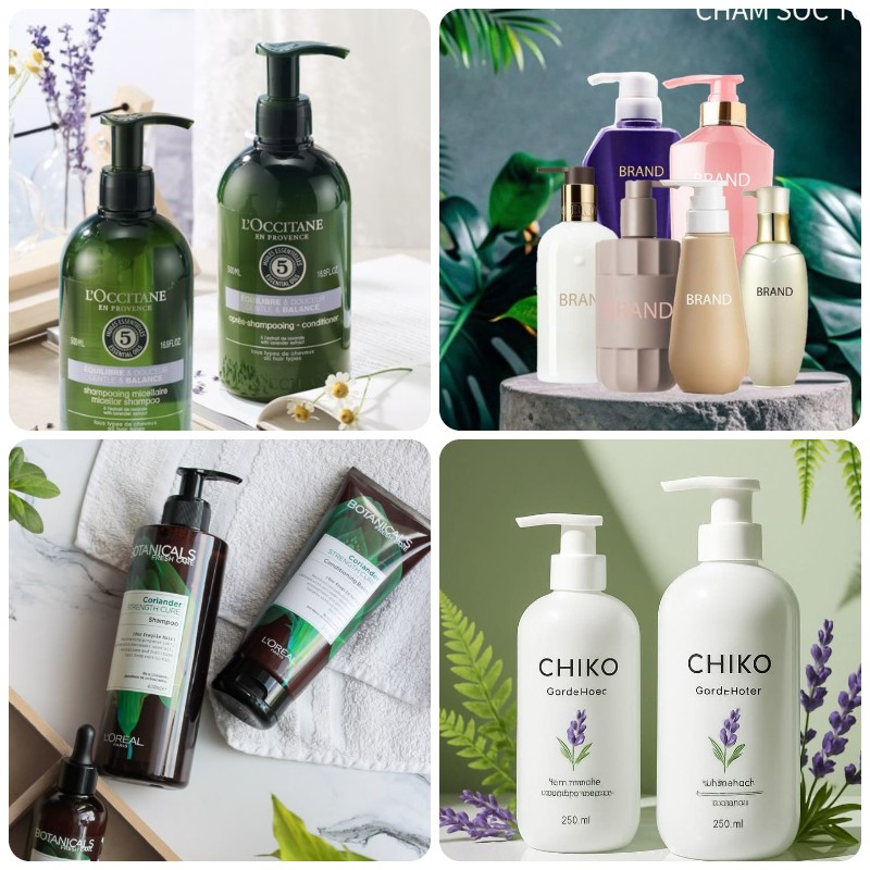 Gia công dầu gội thảo dược 