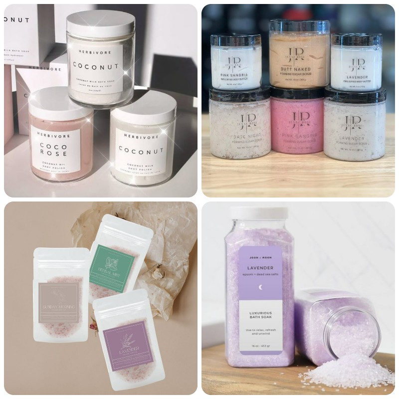 Gia công muối tắm 2 in 1