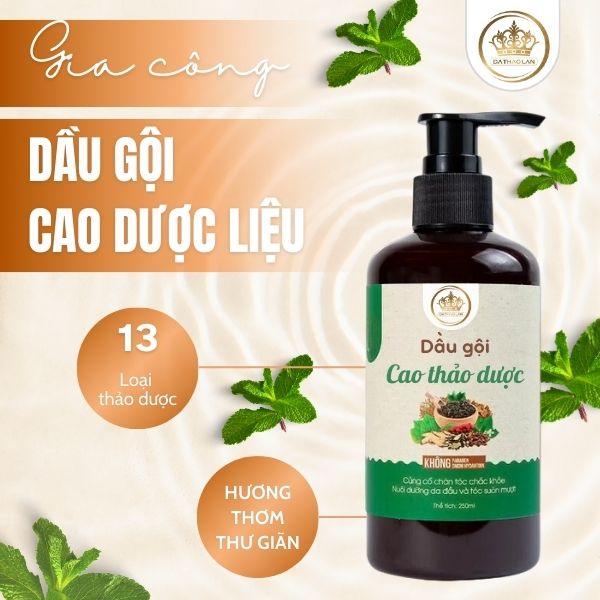 Dạ Thảo Lan chuyên gia công dầu gội cao dược lieuejuy tín, chất lượng cao