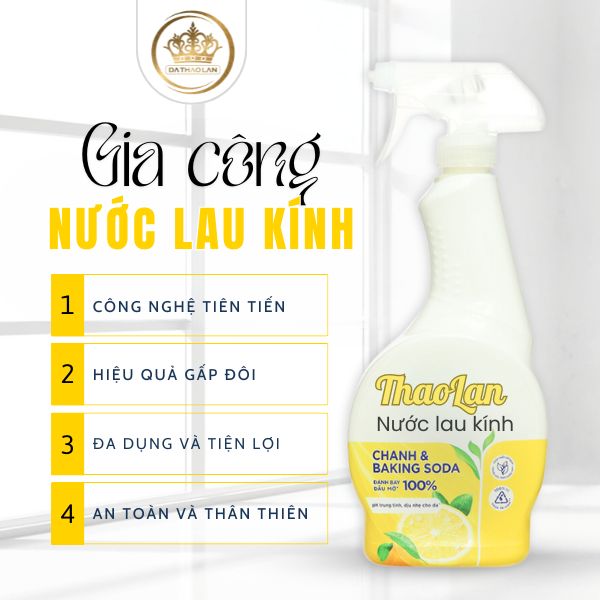 Dạ Thảo Lan nhận gia công nước lau kính nguyên liệu thiên nhiên