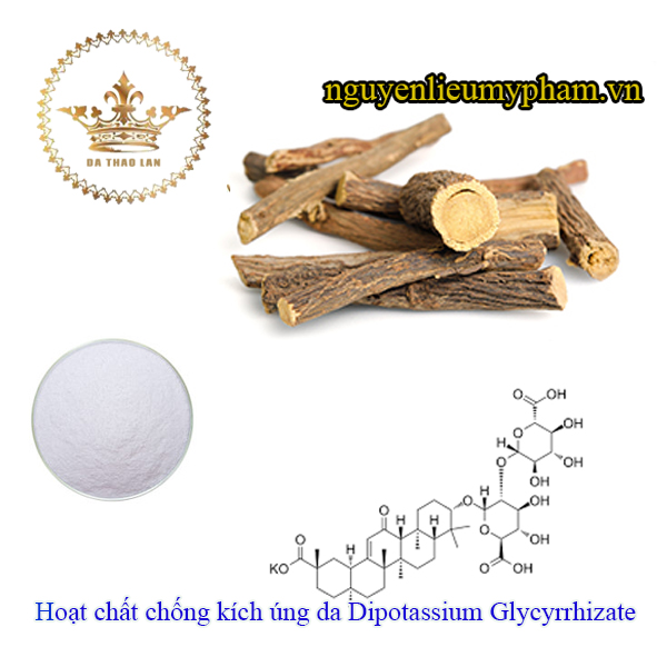 Hoạt chất chống kích ứng Dipotassium Glycyrrhizate- Nguyên liệu mỹ phẩm, hoạt chất chống kích ứng toàn quốc