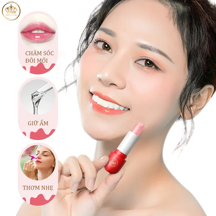 Son dưỡng môi mềm mượt của Nhà máy gia công mỹ phẩm DẠ THẢO LAN thăng hạng cho đôi môi của nàng