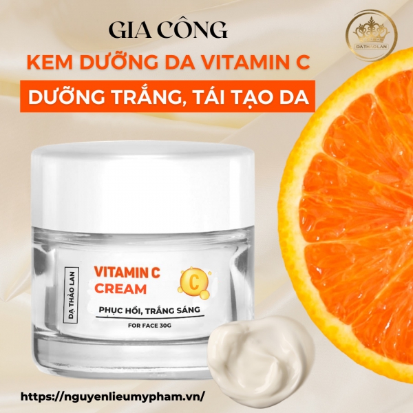 Gia công ủ trắng tinh chất Vitamin C- (LIỆU TRÌNH) làm trắng da chuẩn SPA ngay tại nhà cho nàng